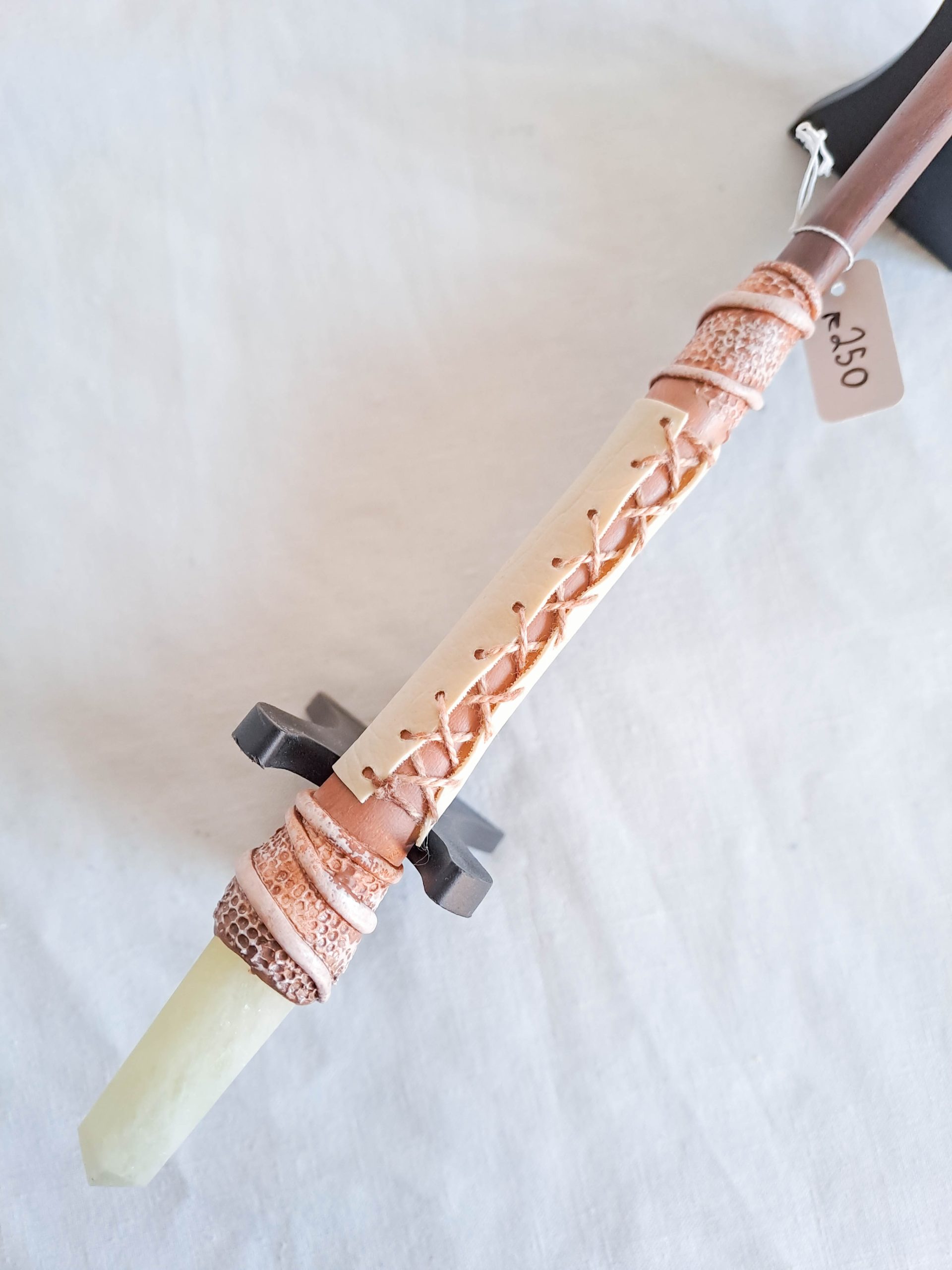 Cloudy Quartz Crystal Wand #776 - Image 3