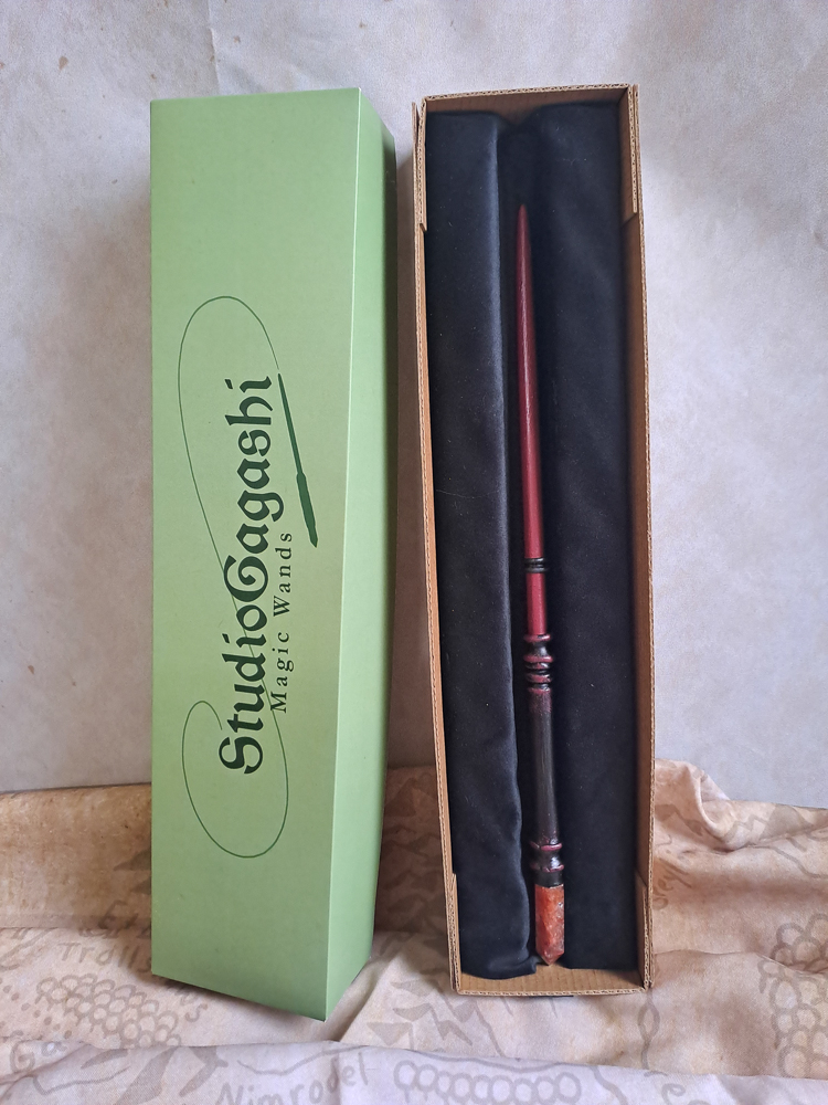 Red Moonstone Crystal Wand #1233 - Image 4