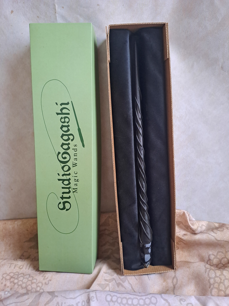 Snowflake Obsidian Crystal Wand #826 - Image 4