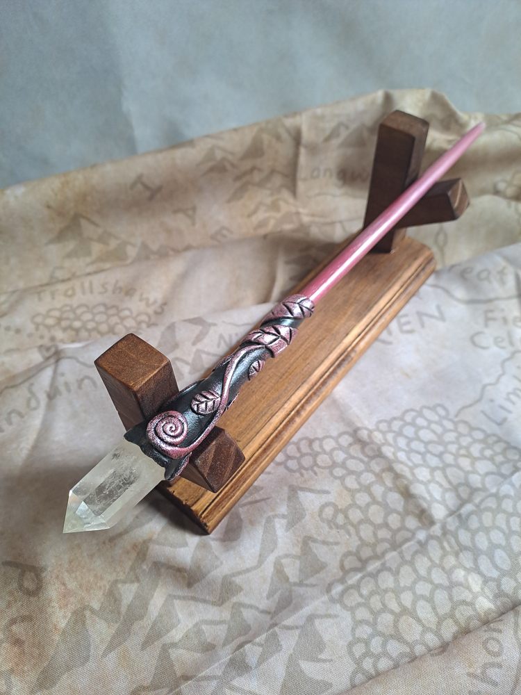 Clear Quartz Crystal Wand #639 – Studio Gagashi